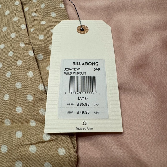 Billabong Wild Pursuit Overalls Romper in Sahara - Picture 3 of 4